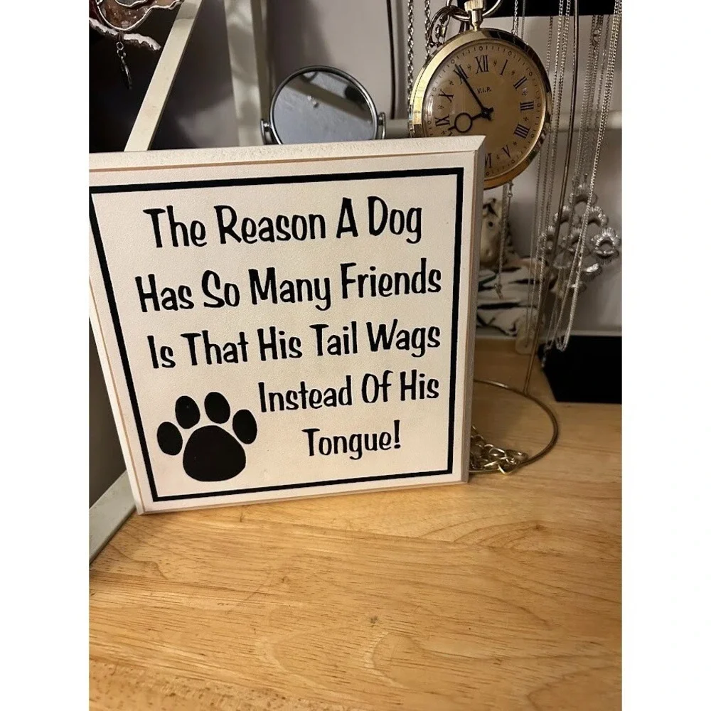 Wooden‎ Sign Dog Lover Gift